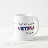 Veteran US-bewaffnete Kräfte-Vietnam-Militär Kaffeetasse (VorderseiteRechts)
