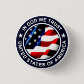 Veteran USA Button (Vorderseite)