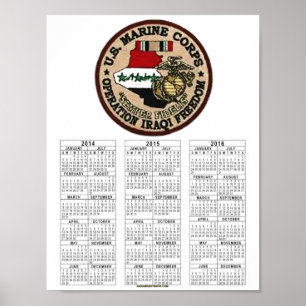 VETERAN USMC DER IRAK POSTER