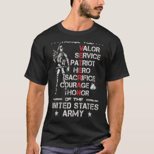 Veteran Valor Service Patriot Helden Obelisk T-Shirt