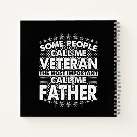 Veteran Vater Notizblock (Rückseite)