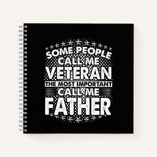 Veteran Vater Notizblock (Vorderseite)