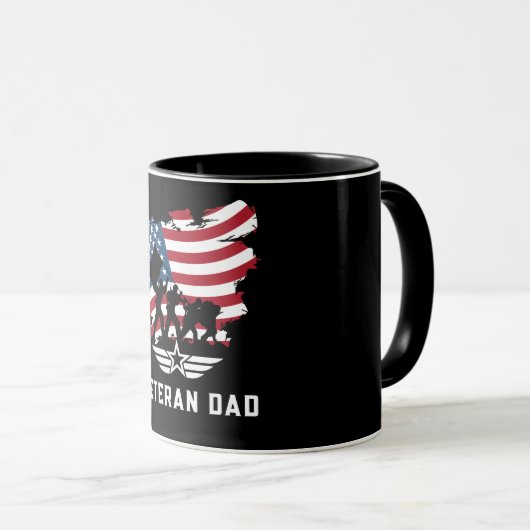 Veteran Vater Tasse (VorderseiteRechts)