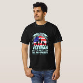 Veteran Vater und Großvater USA Veteran Day T-Shirt (Vorne ganz)