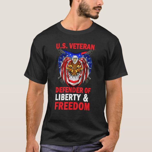 Veteran Verteidiger der Freiheit und Freiheit 4. T-Shirt (Vorderseite)
