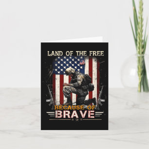 Veteran Veteran 4. Juli Land des Patriotischen Ged Karte