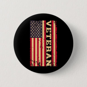 Veteran Veteranentag USA Vereinigte Staaten Amerik Button