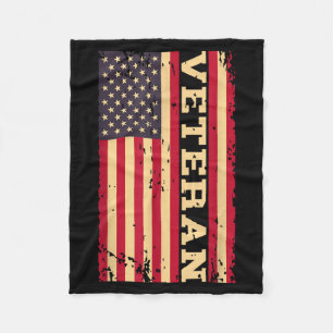 Veteran Veterans Day USA Vereinigte Staaten Amerik Fleecedecke
