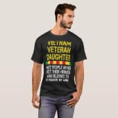 Veteran Vietnam Veteran Daughter Veteran Day T-Shirt (Vorne ganz)
