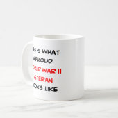 Veteran, Weltkrieg II Kaffeetasse (Vorderseite Links)
