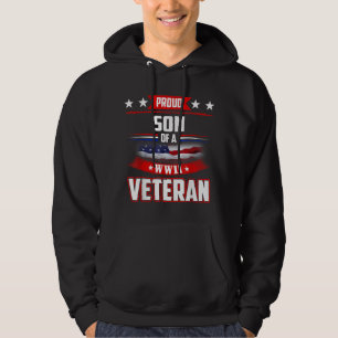Veteran WW 2 Militärisches T-Shirt Proud Sohn eine Hoodie