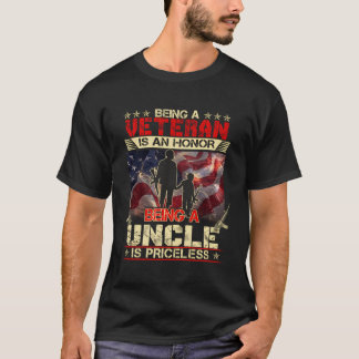 Veteran zu sein ist eine Ehre, Onkel-Veteran zu se T-Shirt
