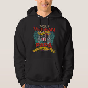 Veteran zu sein, ist eine Ehre, Papa zu sein. Hoodie