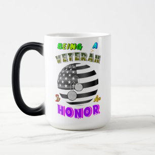 Veteran zu sein ist eine Ehre Verwandlungstasse