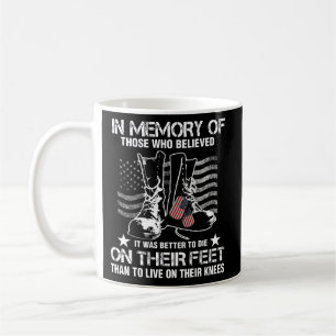 Veteran zum Gedenken an die, die es glaubten, Kaffeetasse