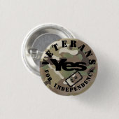 Veterane für Abzeichen Yes2 der Button (Vorne & Hinten)