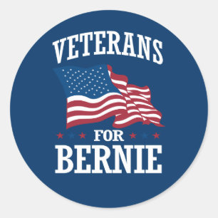 VETERANE FÜR BERNIE-SANDPAPIERSCHLEIFMASCHINEN RUNDER AUFKLEBER