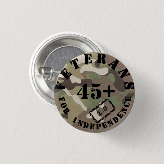 Veterane für Camouflage-Abzeichen der Button (Vorne & Hinten)