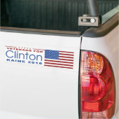Veterane für Clinton/Kaine Autoaufkleber 2016 (Auf Lkw)