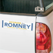 Veterane für Romney Ryan Autoaufkleber (Auf Lkw)