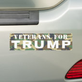 Veterane für Trumpf 2016 Autoaufkleber (Auf Auto)