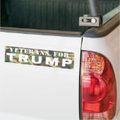 Veterane für Trumpf 2016 Autoaufkleber (Auf Lkw)