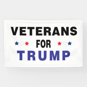 Veterane für Trumpf Banner