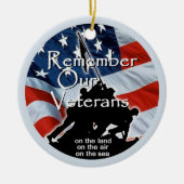 Veterane Keramikornament (Vorne)