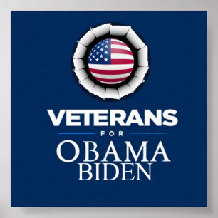 VETERANE Obama Biden Plakat