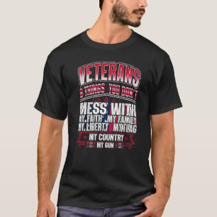 Veteranen 6 Dinge, die du mit meinem Glaubensstift T-Shirt