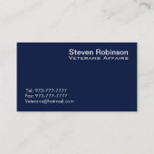 Veteranen-Angelegenheits-Visitenkarten Visitenkarte (Rückseite)
