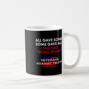 Veteranen Anti-Trump Entwurf Dodger Knochen Spuren Kaffeetasse