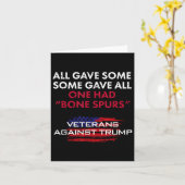 Veteranen Anti-Trump Entwurf Dodger Knochen Spuren Karte (Gelbe Blume)