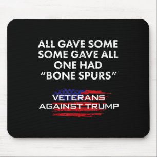 Veteranen Anti-Trump Entwurf Dodger Knochen Spuren Mousepad