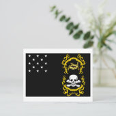 Veteranen Ausschlussflagge Postkarte (Stehend Vorderseite)