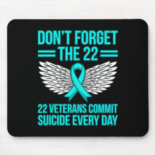 Veteranen begehen Selbstmord Ptsd-Bewusstseins-Sch Mousepad
