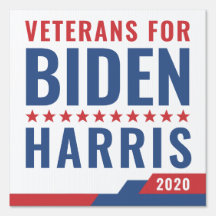 Veteranen Biden Harris 2020 Präsidentschaftswahl