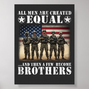 Veteranen Brüder Militärische Bruderschaft Patriot Poster