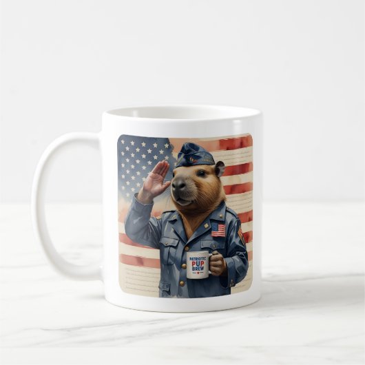 Veteranen Capybara Kaffeetasse Set (Links)