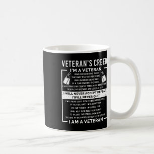 Veteranen-Creed Patriot Krieg Usa Eid Opa  Kaffeetasse