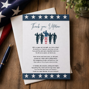 Veteranen Danke Patriotische Wertschätzung