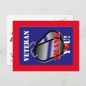Veteranen danken Ihnen für die Postkarte (Vorne/Hinten)