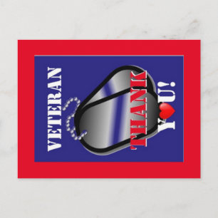 Veteranen danken Ihnen, Postcard Postkarte