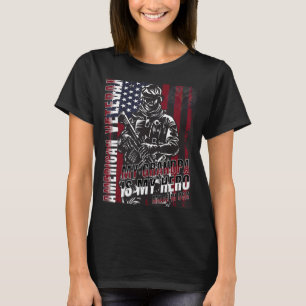 Veteranen Day American Flag Life Pride Militäreinh T-Shirt