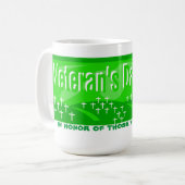 Veteranen Day & Crosses - Kaffeetasse (Vorderseite Links)