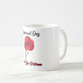 Veteranen Day Pride USA Gedenktag Mohn Mohn Kaffeetasse (VorderseiteRechts)