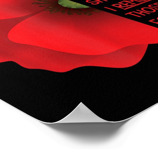 Veteranen Day Usa Gedenkstätte, damit wir Rot verg Poster (Ecke)