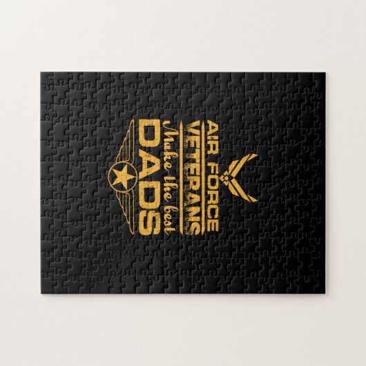 Veteranen der Luftwaffe machen die besten Väter Puzzle (Horizontal)