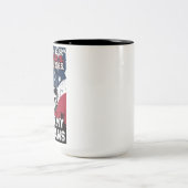 Veteranen der Schädelarmee Zweifarbige Tasse (Mittel)