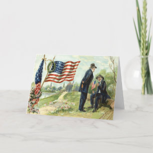 Veteranen der US-Fahdraath-Kirche Feiertagskarte